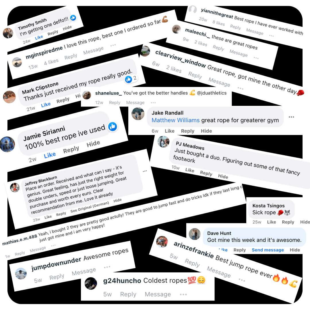 Speed Series™ Jump Rope Close Up - Facebook Reviews