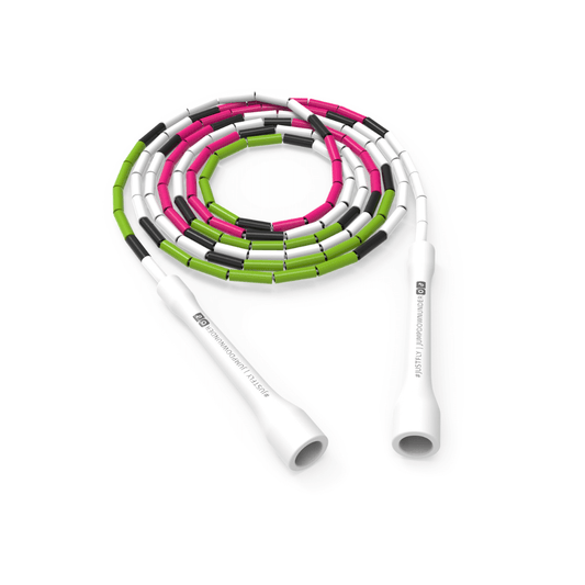Elite Beaded Series – Neon Green & Pink Freestyle Beaded Rope